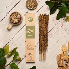 Varillas Sahumerio Palo Santo con Ruda - Sagrada Madre