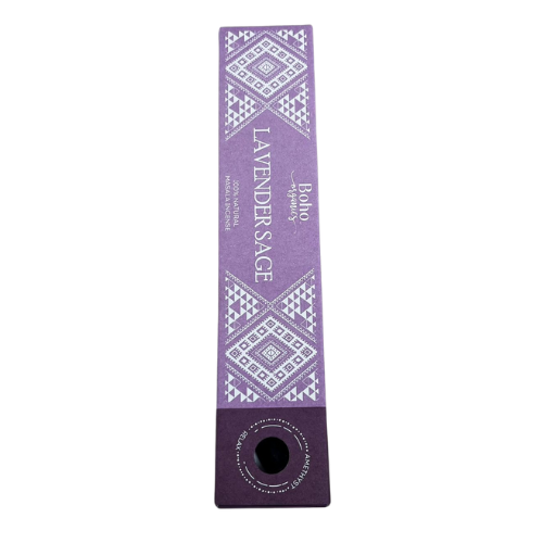 Incienso Natural Boho Salvia y Lavanda Organics con Piedra - Song of India