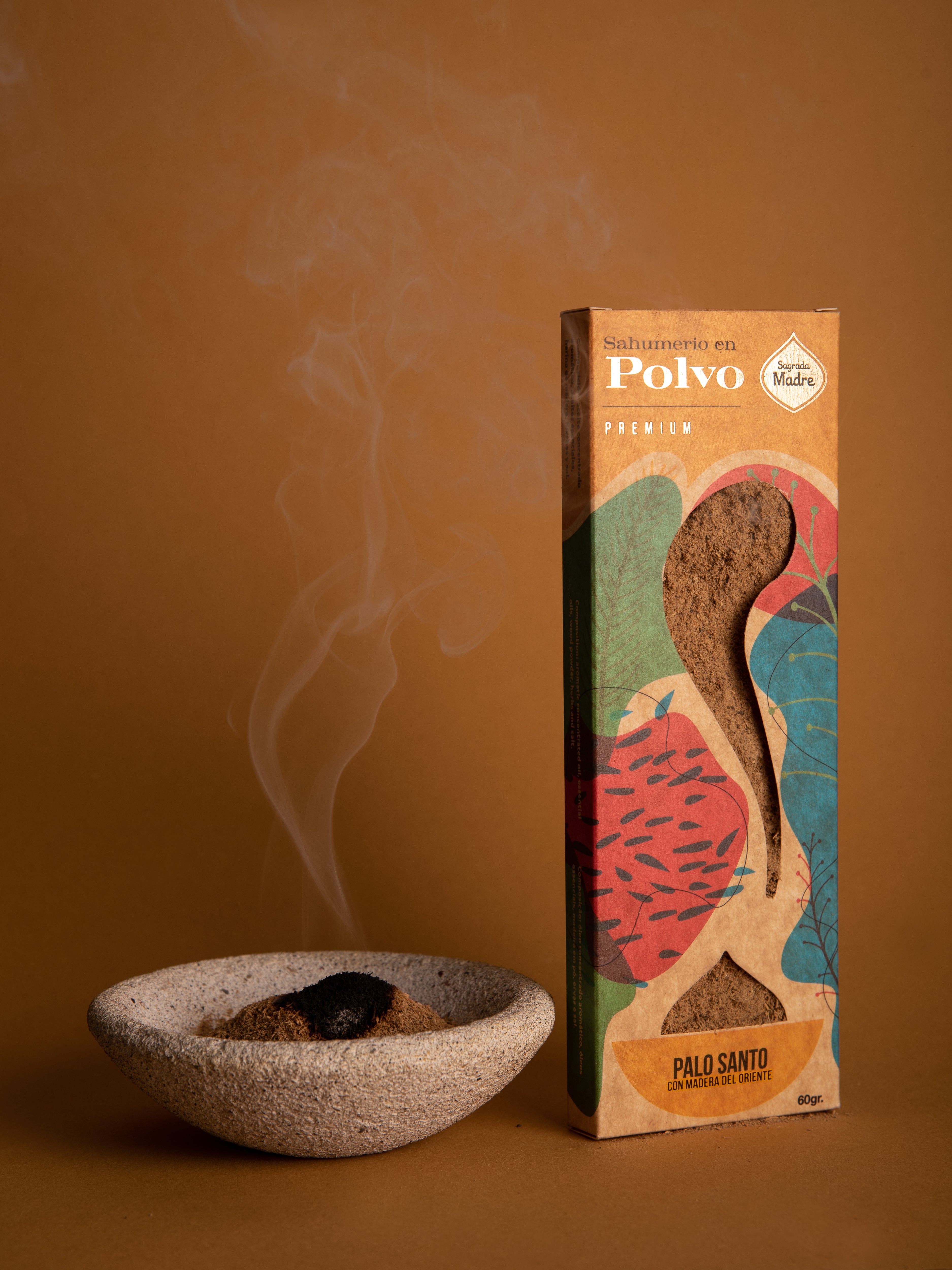 Sahumerio en Polvo Palo Santo - Sagrada Madre