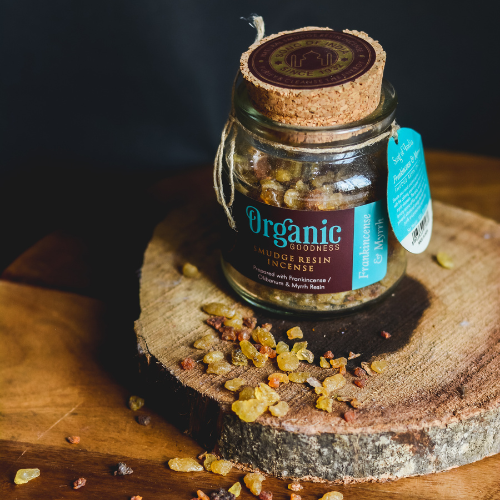 Resina para difuminar Organic Goodness Frankincense y Mirra - Song of India