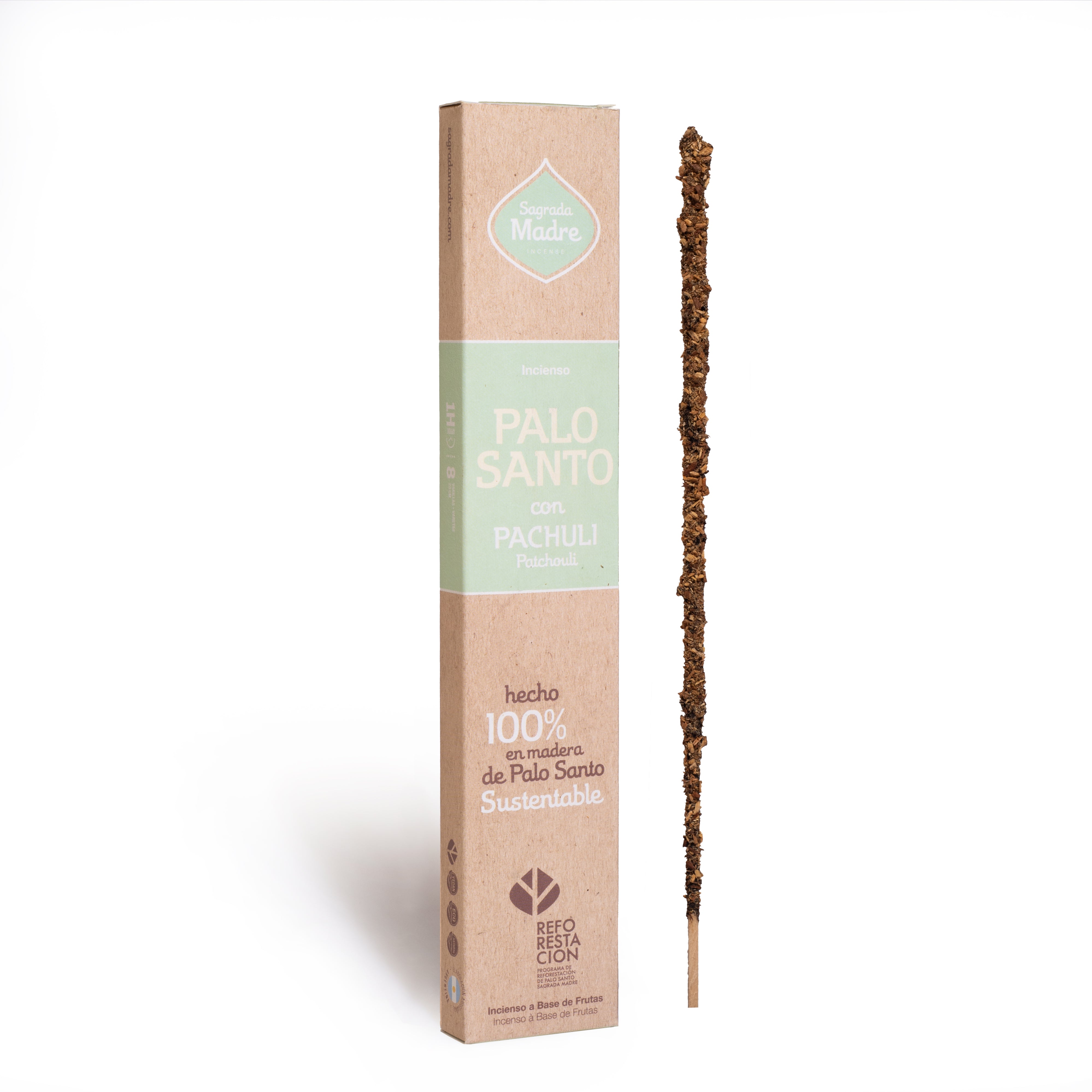 Sahumerio Palo Santo con Pachouli - Sagrada Madre