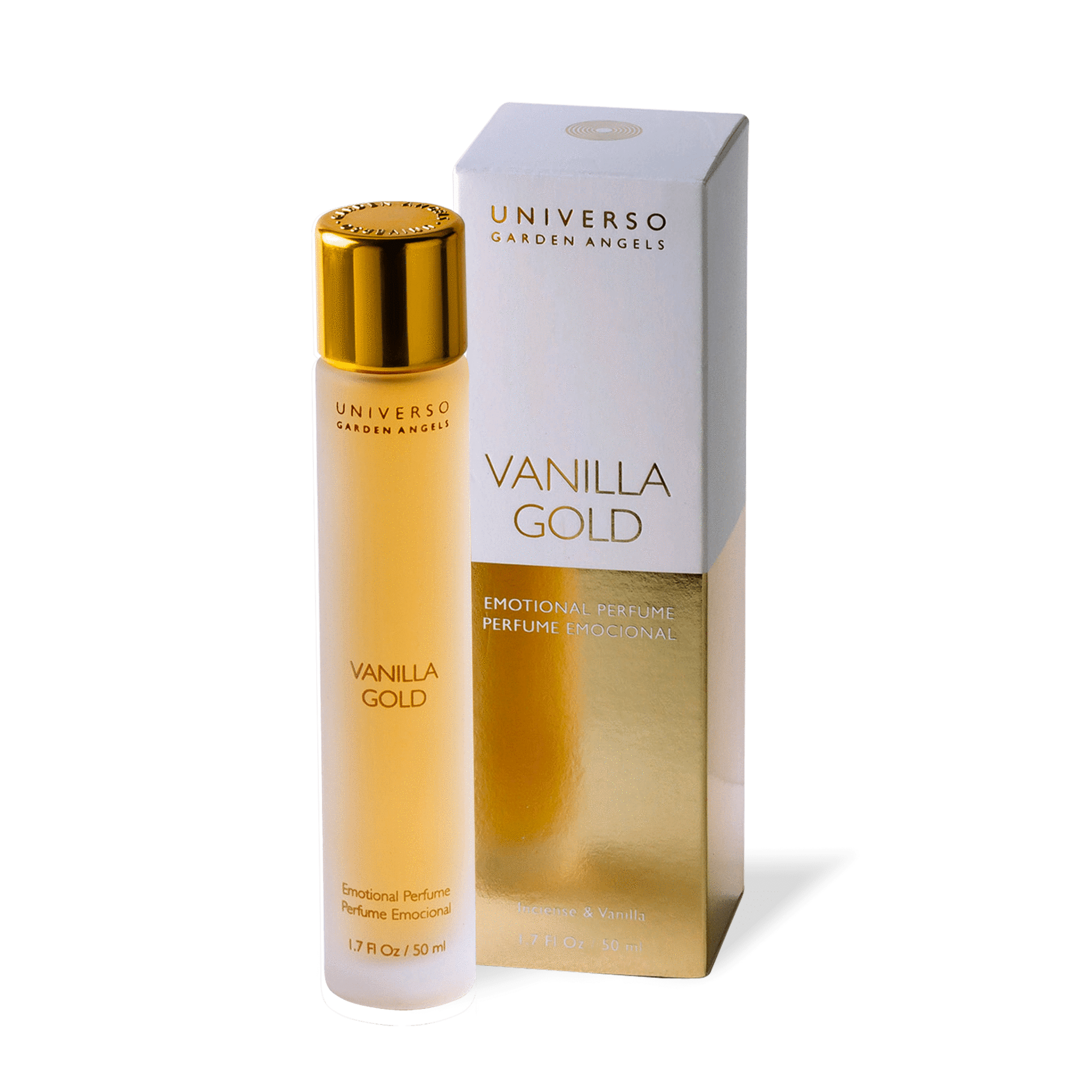 Perfume Emocional Vanilla Gold - Universo Garden Angels Chile